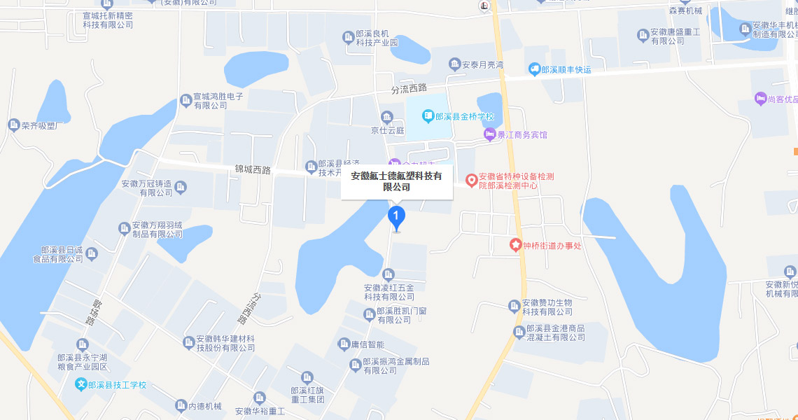 安徽天游ty8氟塑科技有限公司电子地图